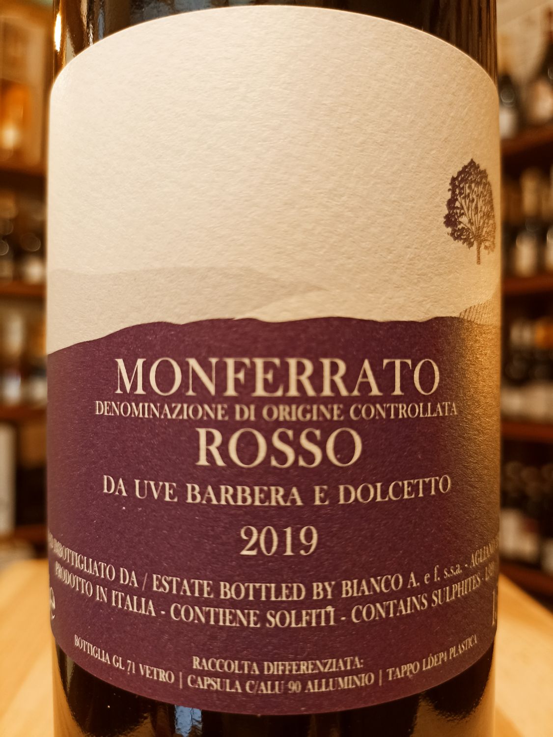 Monferrato Rosso D.o.c. - Az. Vit. Angelo Bianco - Agliano Terme - 0,75 L