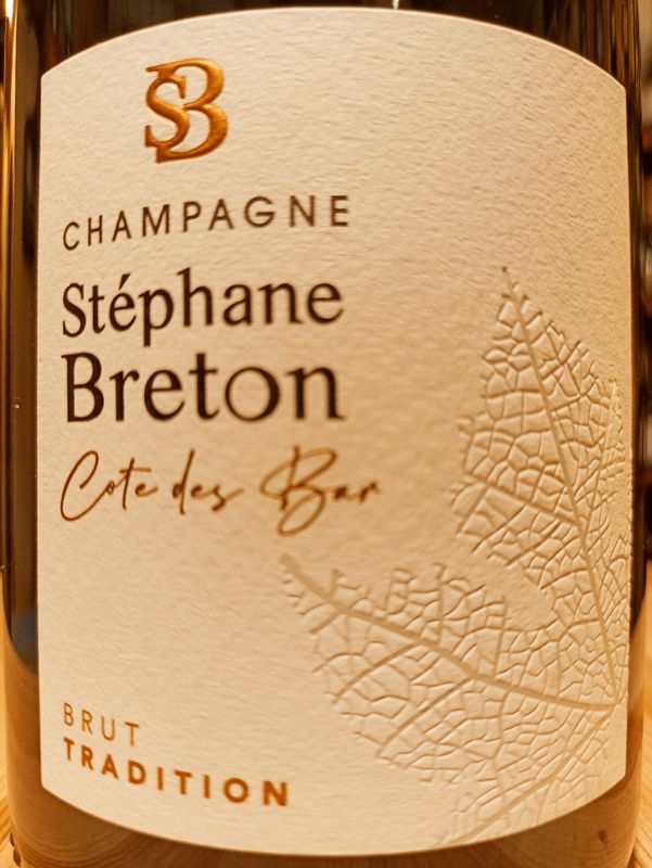 Champagne Stephane Breton Brut Tradition A.O.C. - R.M. s.a France - 0,75 L Champagne Stephane Breton Brut Tradition A.O.C. - R.M. s.a France - 0,75 L