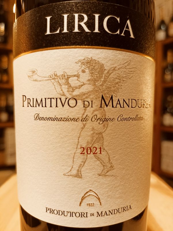 Primitivo di Manduria D.o.c. Lirica - Produttori Vini Manduria - 0,75L