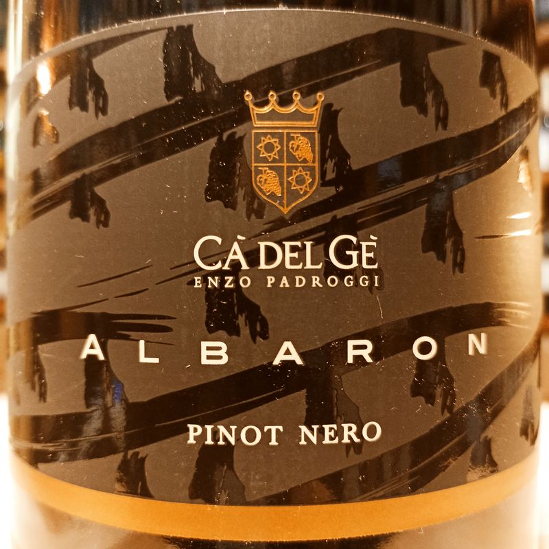 Oltrepò Pavese  Pinot Nero D.o.c. Albaron - Az. Agr. Cà del Gè - 1,50 L