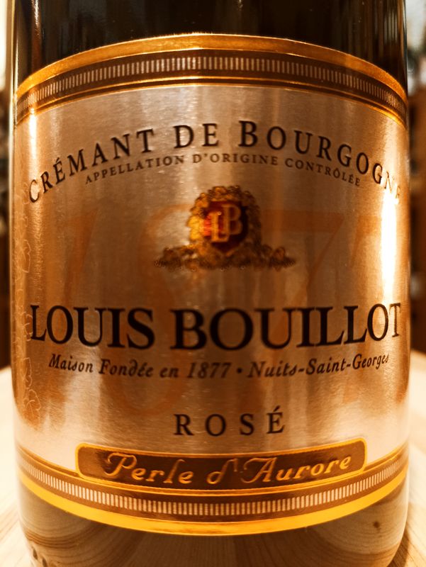 Cremant de Bourgogne  Brut Rosè Perlè d'Aurore - Louis Bouillot