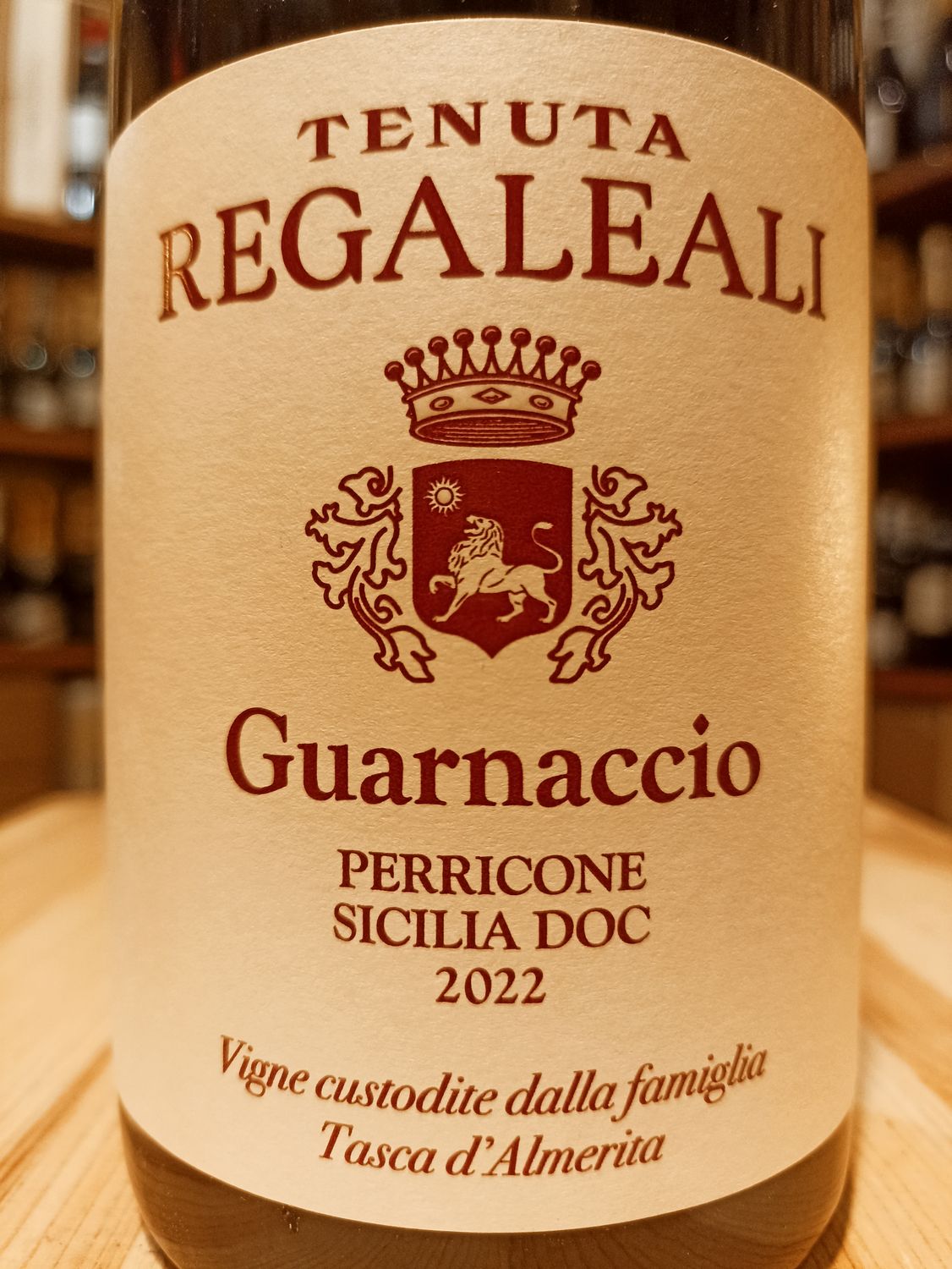 Sicilia Rosso D.o.c. Perricone Guarnaccio - Az. Vit. Tasca d'Almerita - 0,75 L