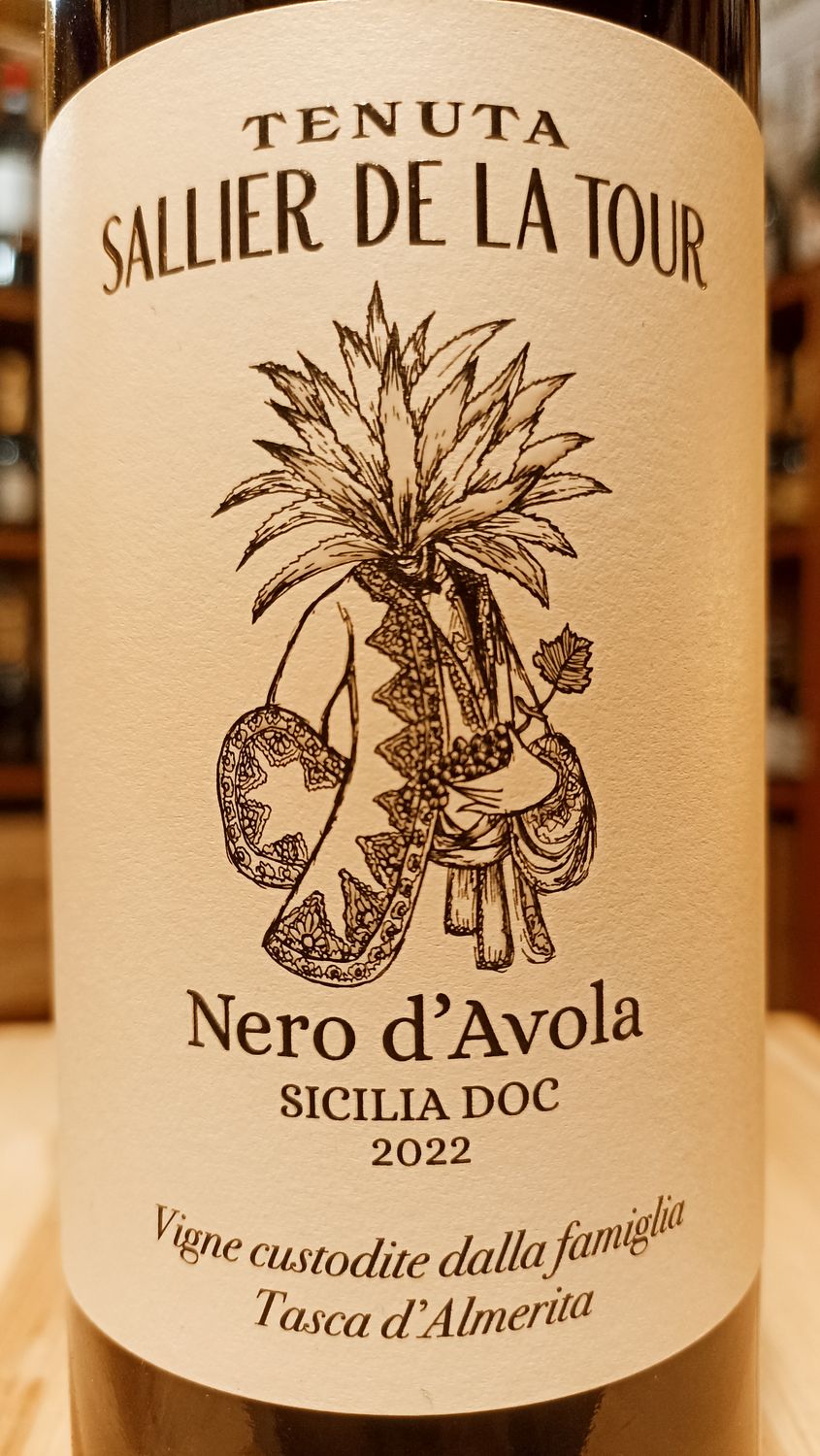 Sicilia Rosso D.o.c. Nero d'Avola Tenuta Sallier de la Tour - Az. Vit. Tasca d'Almerita - 0,75 L