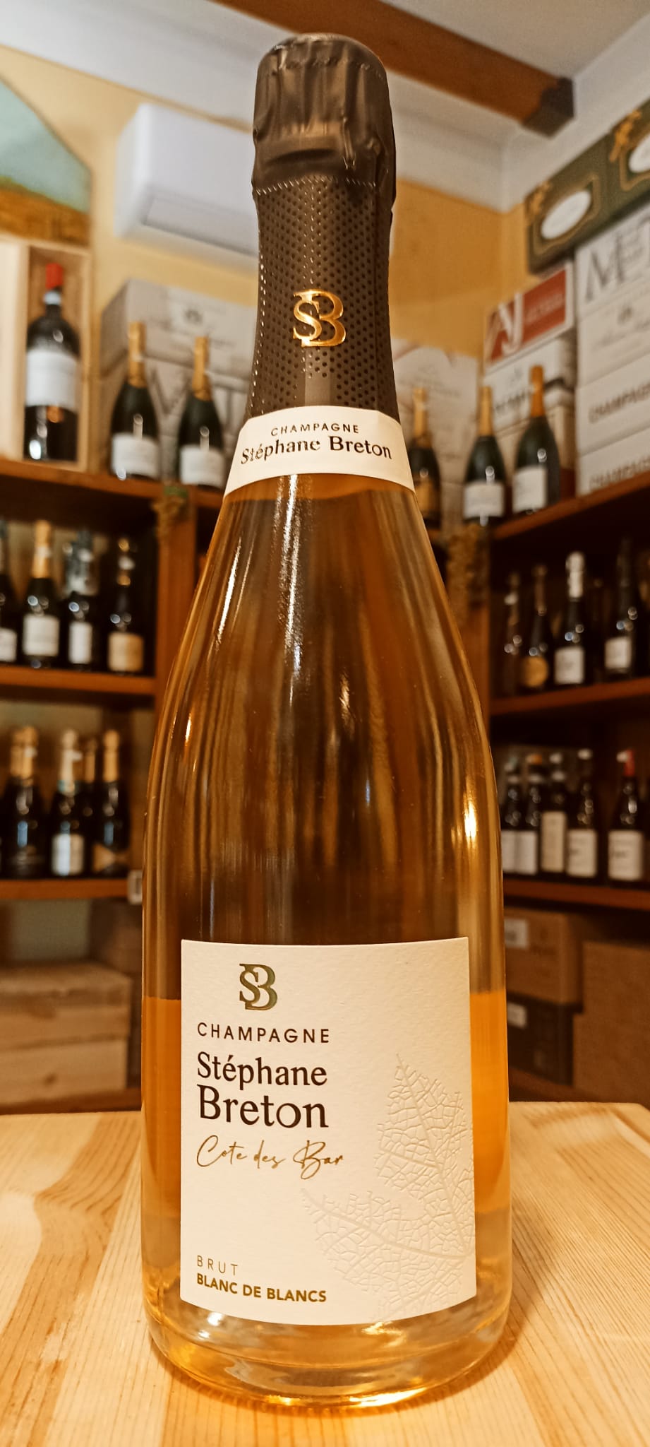Champagne Stéphane Breton Brut Blanc de Blancs - 0,75 L