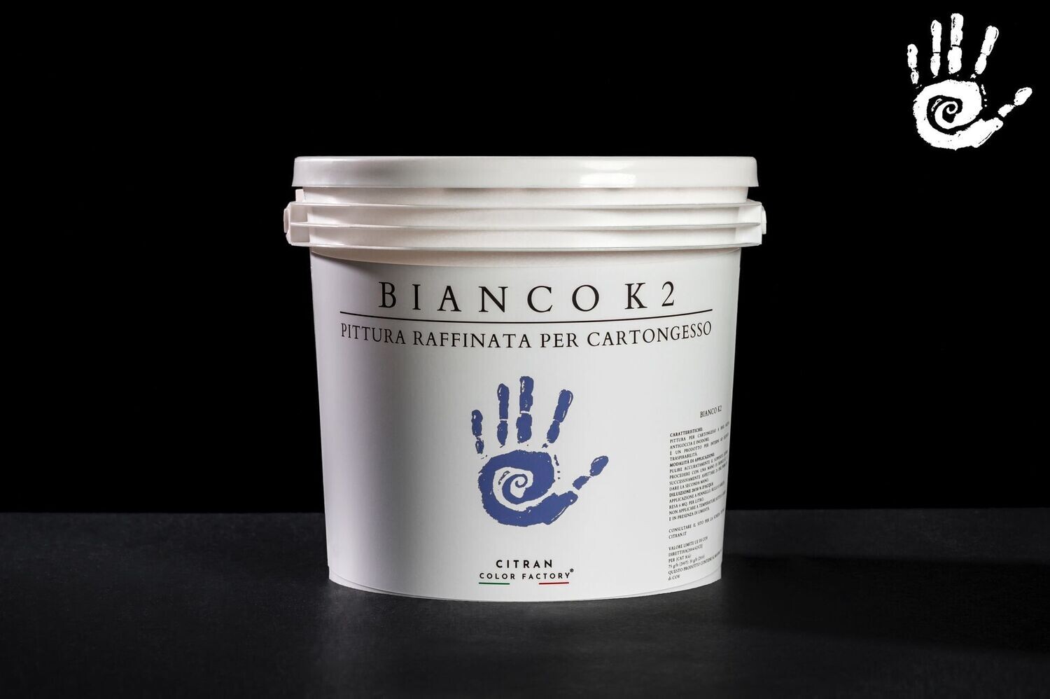 BIANCO K 2 - PITTURA PER CARTONGESSO A BASE ACQUA - 14 lt.