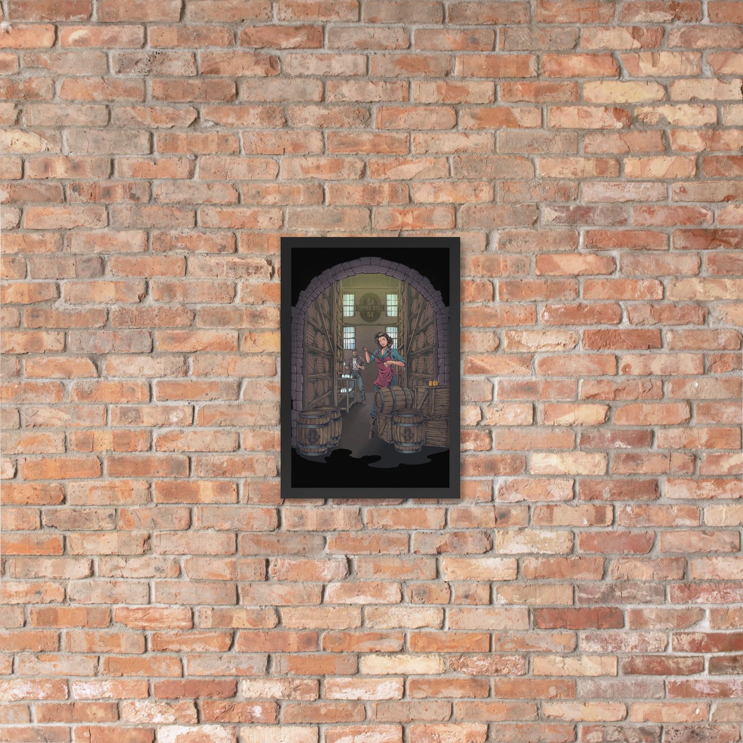 Framed Print &quot;51&quot;