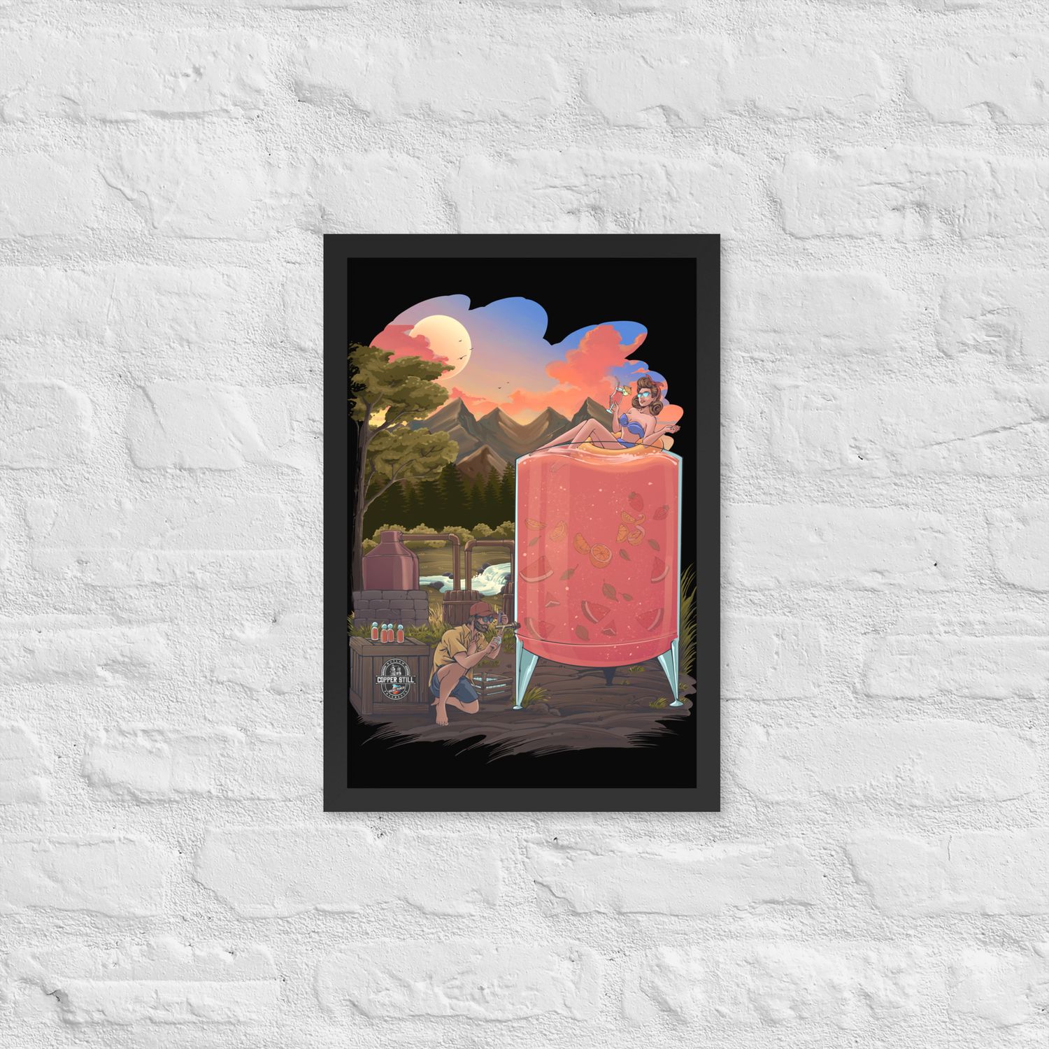 Frame Print &quot;Shine Punch&quot;