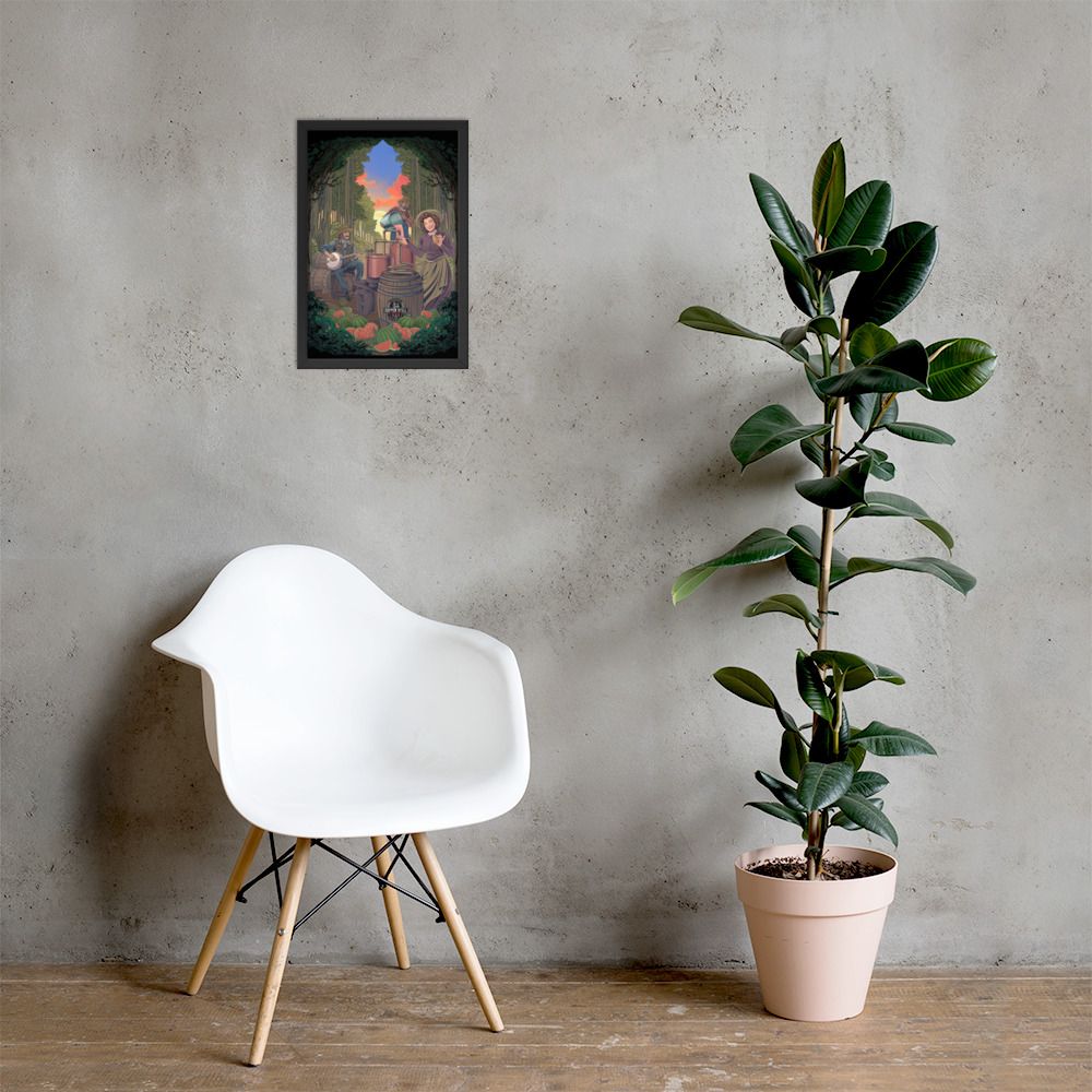 Framed Print "Watermelon Shine"