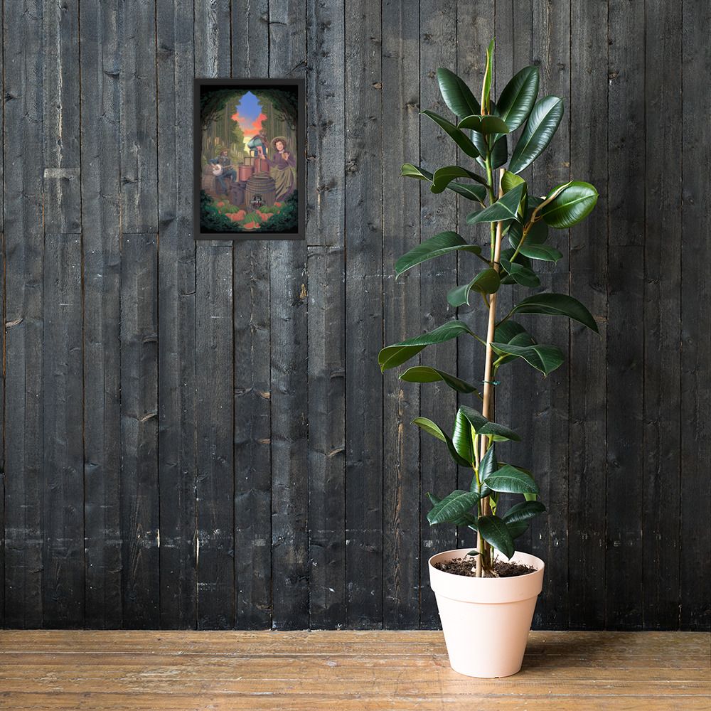 Framed Print &quot;Watermelon Shine&quot;