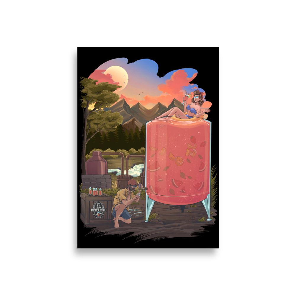 A1 size Poster no frame &quot;Shine Punch&quot;