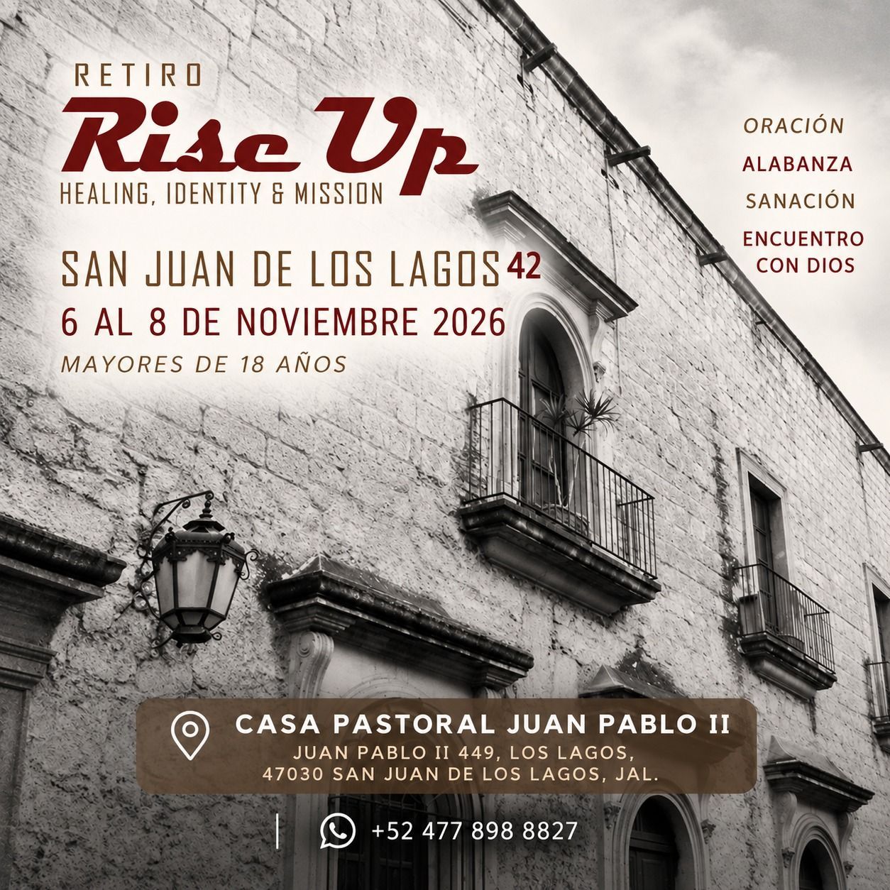 Retiro Rise Up 42 - Especial Hospedaje Retiro Rise Up 42 - Especial Hospedaje