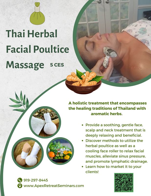 Thai Herbal Poultice Facial Massage