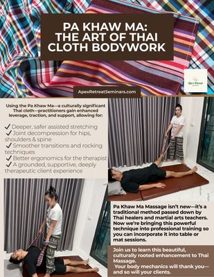 Pa Khaw Ma: The Art of Thai Cloth Bodywork Pa Khaw Ma: The Art of Thai Cloth Bodywork