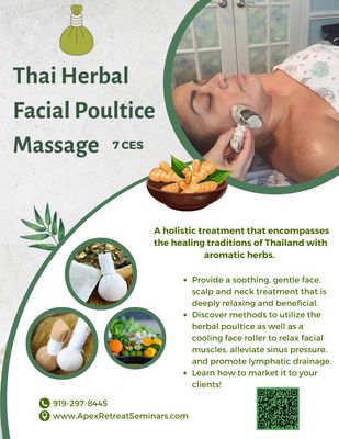 Thai Herbal Poultice Facial Massage Thai Herbal Poultice Facial Massage
