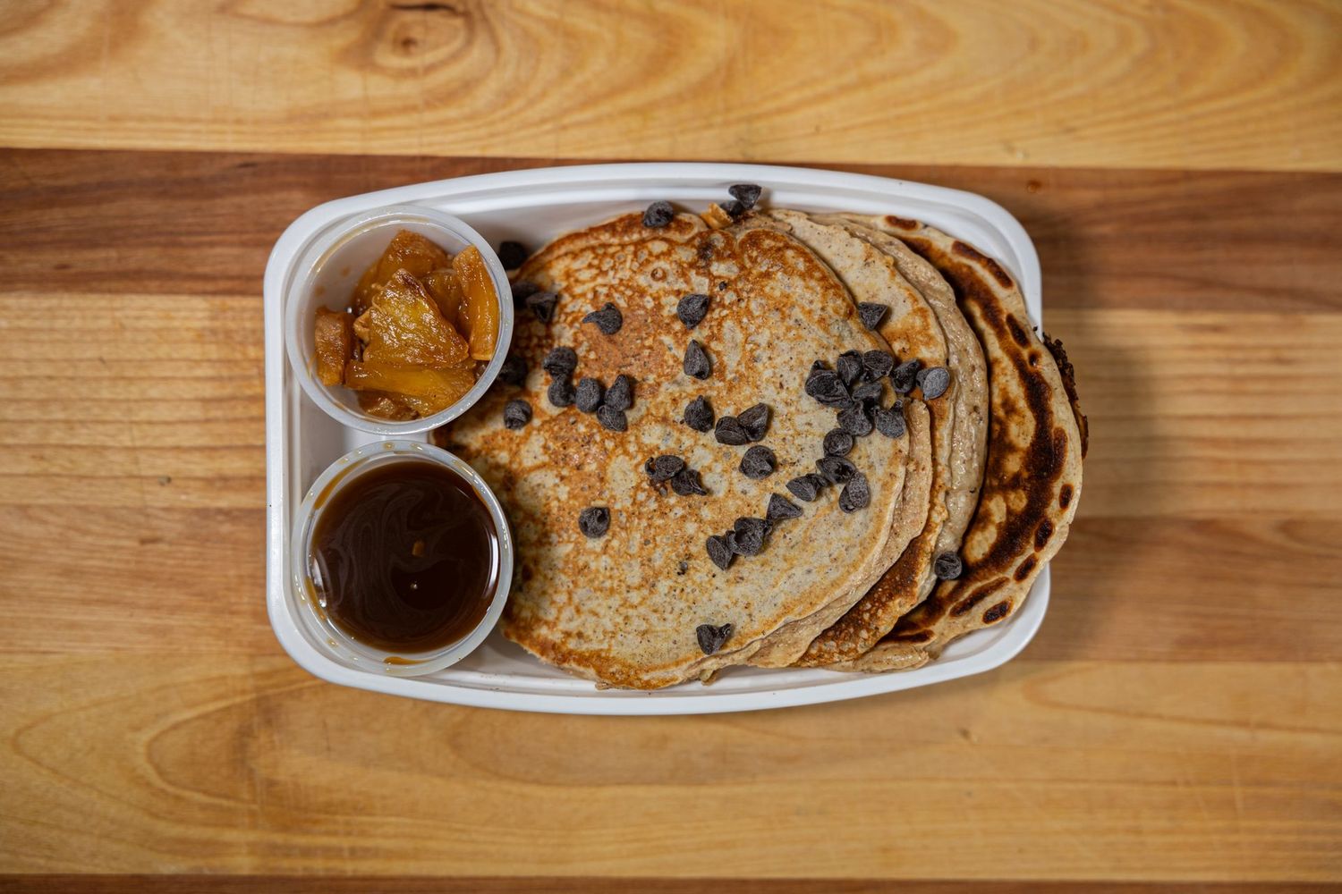 PINEAPPLE CHOCOLATE PANCAKES