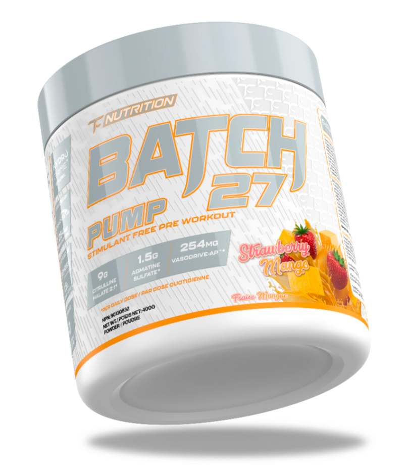 Batch 27 Stim Free Pump Pre Workout-Strawberry Mango