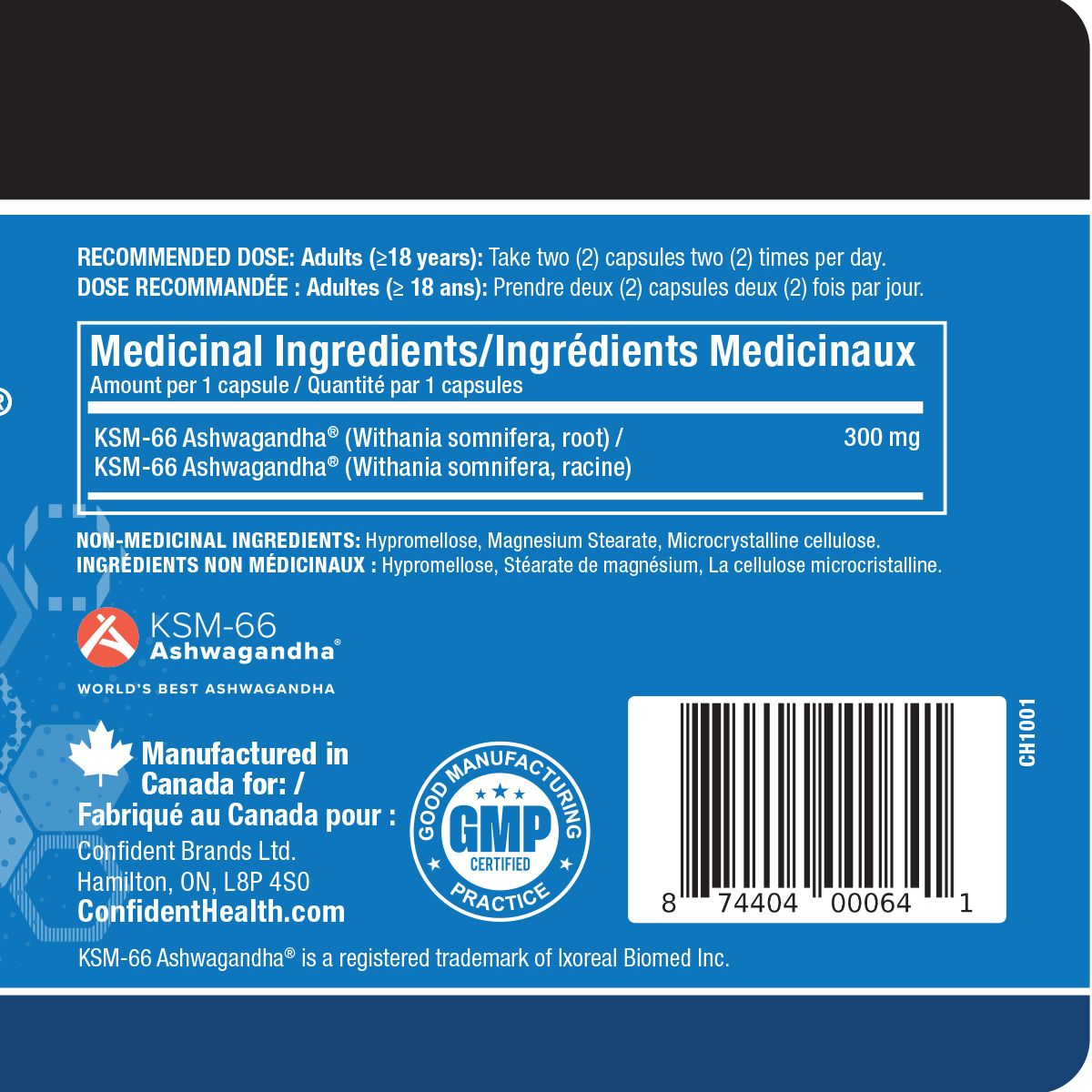 ​Confident Health KSM-66® Ashwagandha
