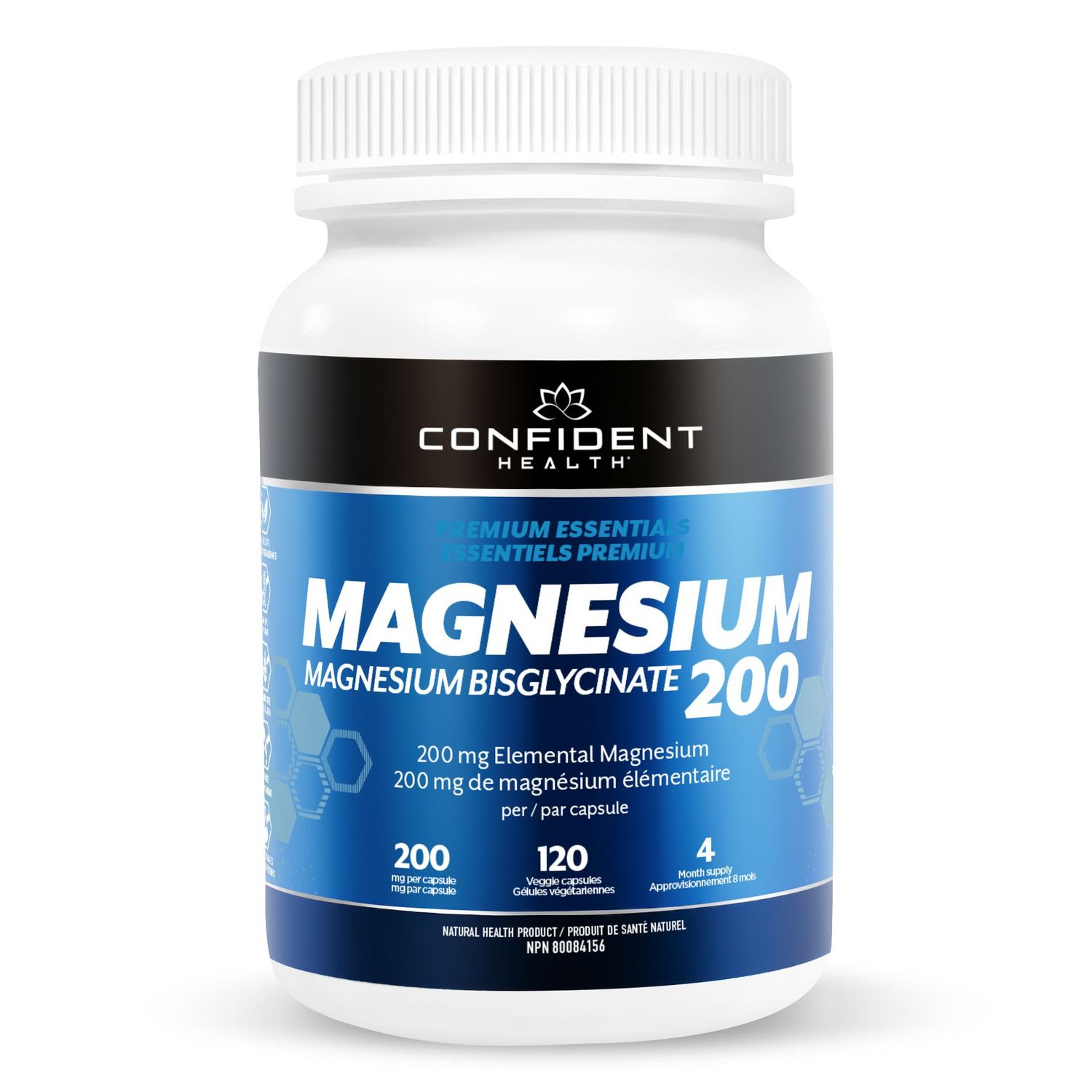 Confident health Magnesium Bisglycinate