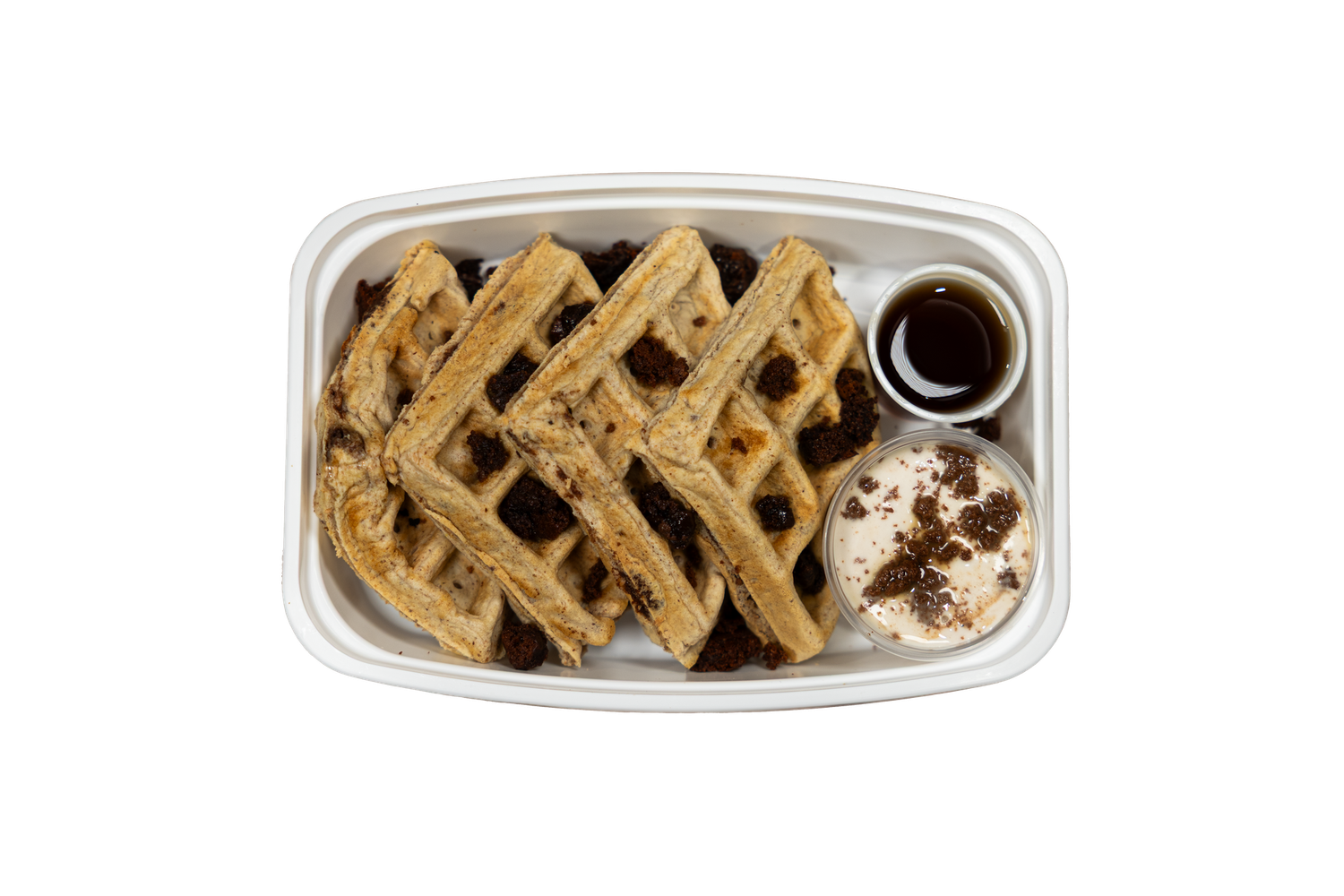 Oreo Protein Waffles