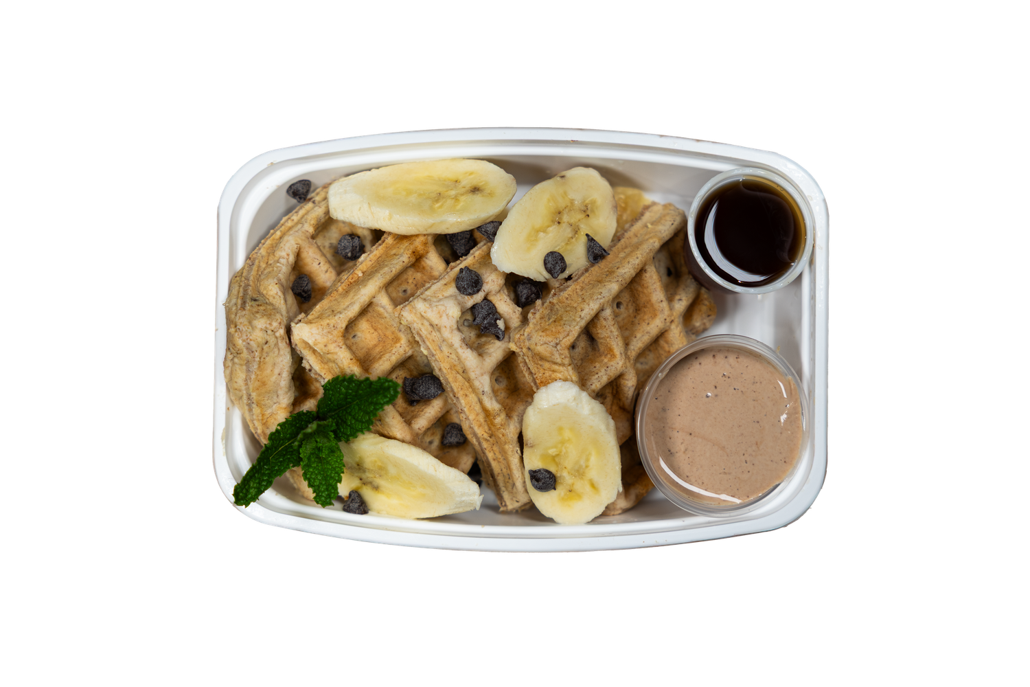 PB & C Protein Waffles