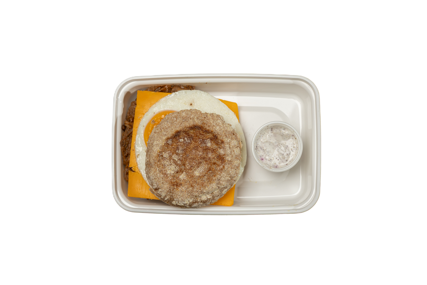 Pulled Beef Breakfast Sandwhich