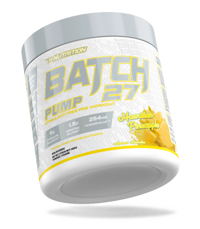 Batch 27 Stim Free Pump Pre Workout -Hawaiian Pineapple
