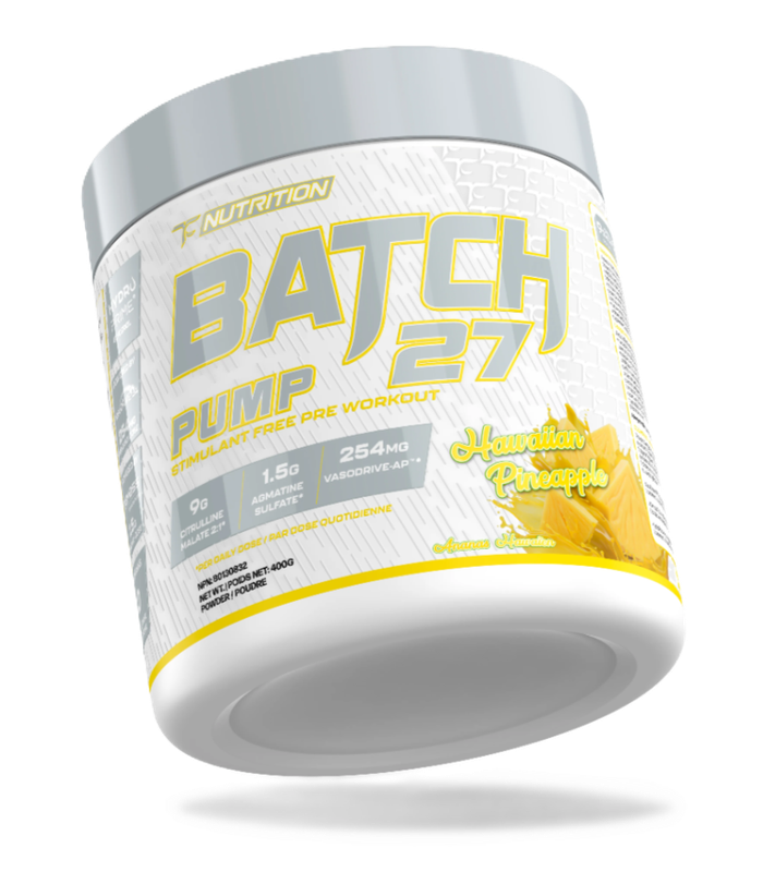 Batch 27 Stim Free Pump Pre Workout -Hawaiian Pineapple