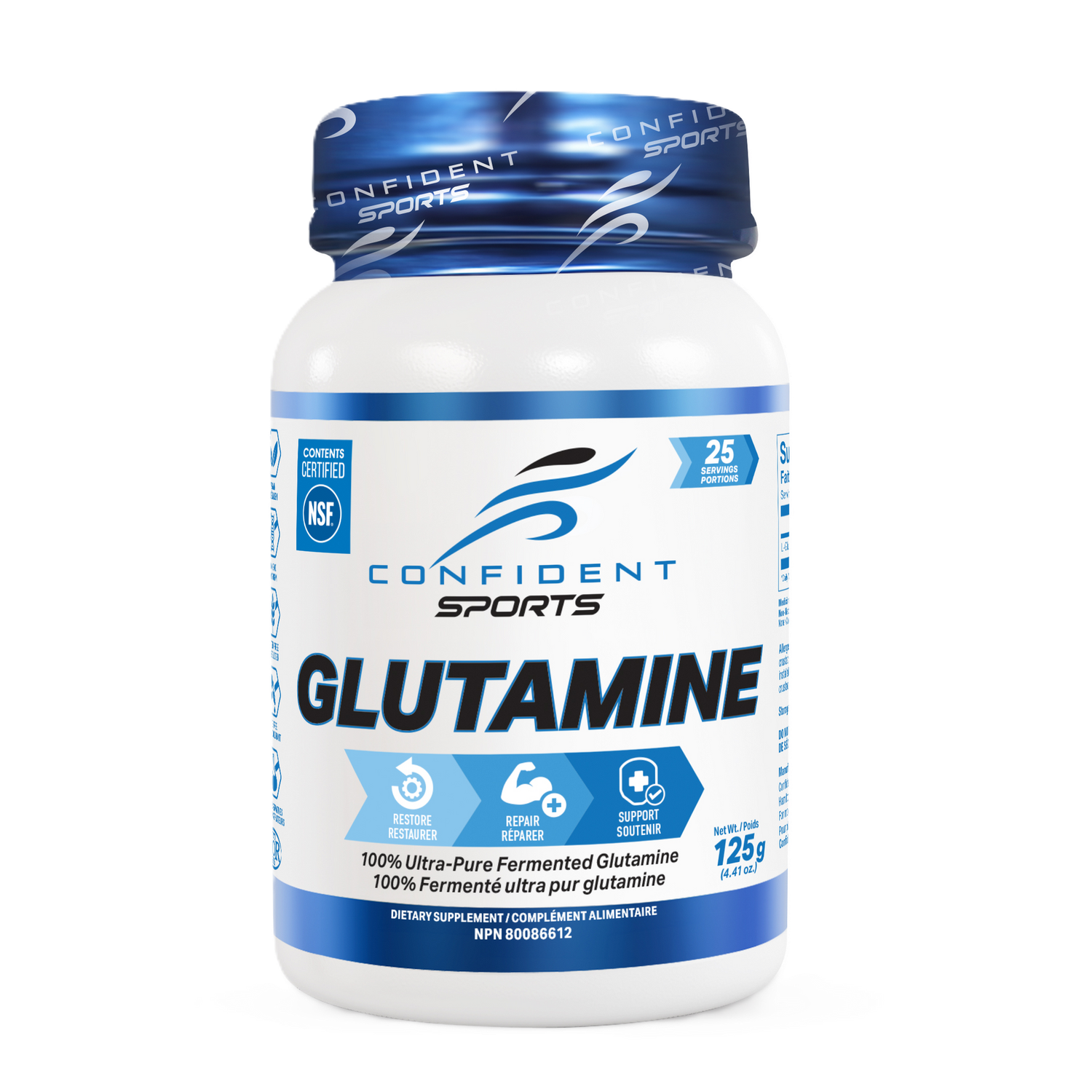 Confident Sport Glutamine 125g