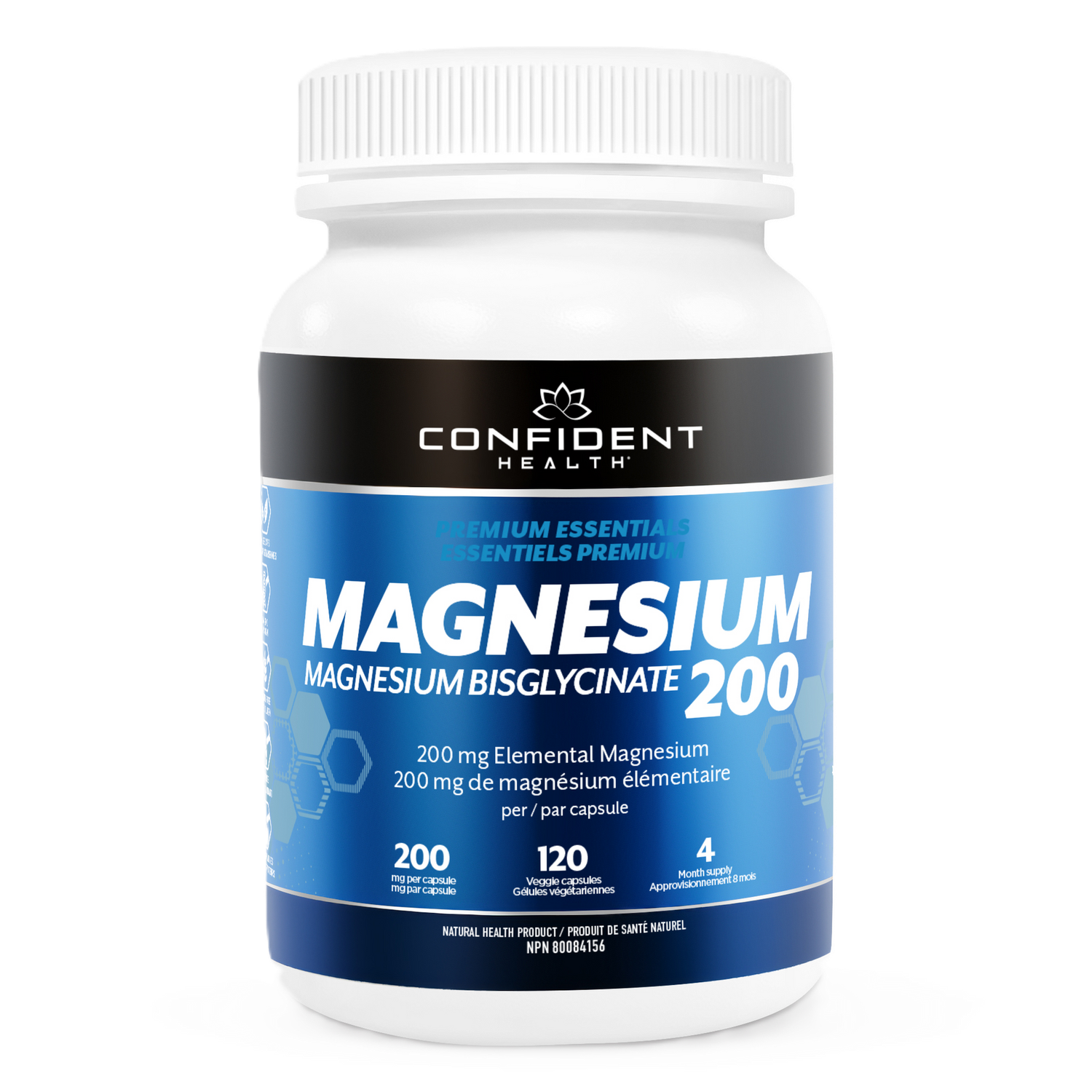 Confident health Magnesium Bisglycinate