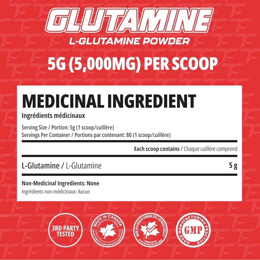 Glutamine Powder- Unflavoured