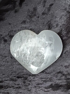 Selenite Heart Crystals