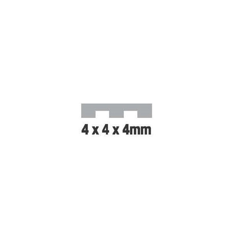 TROWEL S/STEEL - ADHESIVE 4MM WITH RUBBER HANDLE