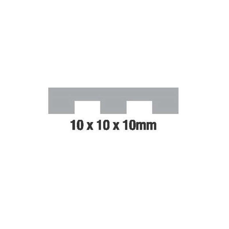 TROWEL S/STEEL - ADHESIVE 10MM WITH RUBBER HANDLE