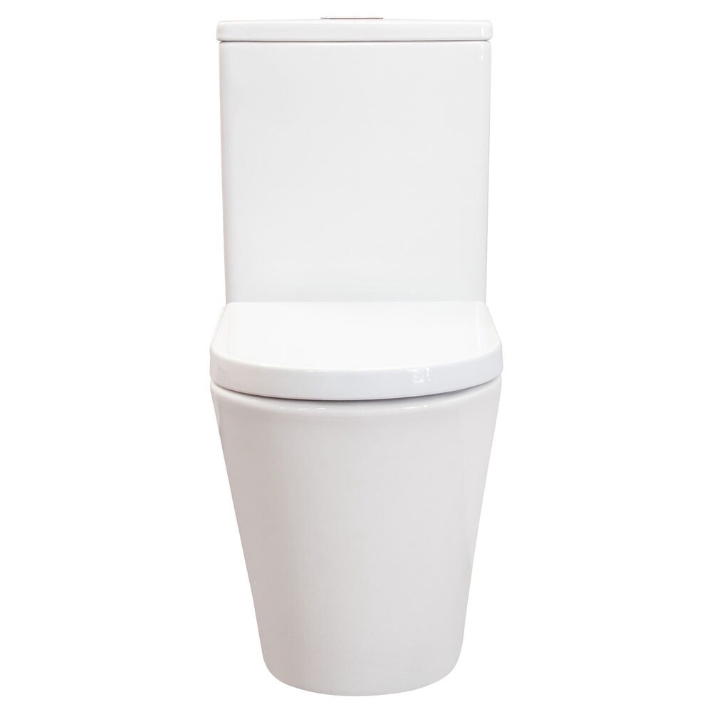 Isabella Back-to-Wall Toilet Suite, Waste Trap: Universal P-Trap/S-Trap (90-160)
