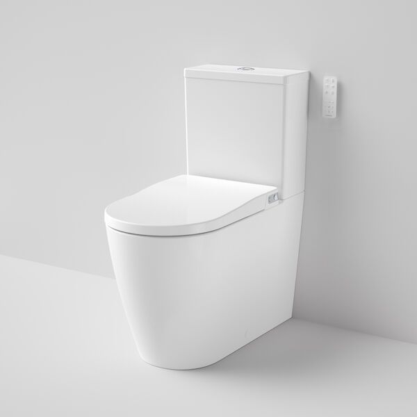 Urbane II Bidet Cleanflush Wall Faced Close Coupled Toilet Suite (with GermGard)
