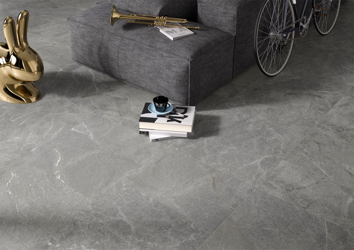 Blue Savoy, Colour: Grey, Size: 300x600