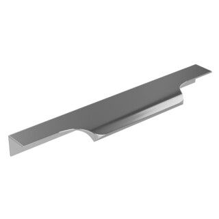 Timberline Cabinet Handles - Wave, Option: With Timberline Vanity, Size: 200mm, Finish: Chrome