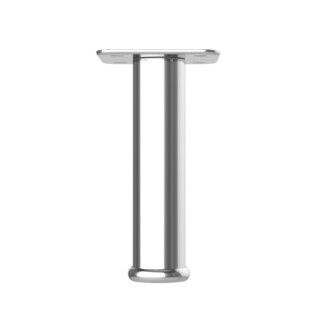 Timberline Cabinet Legs - Round, Finish: Chrome, Option: With Timberline Vanity, Size: 150mm - 166mm
