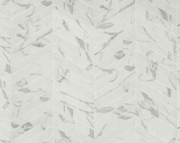 Scultorea, Colour: Statuario Chevron, Size: 75x450