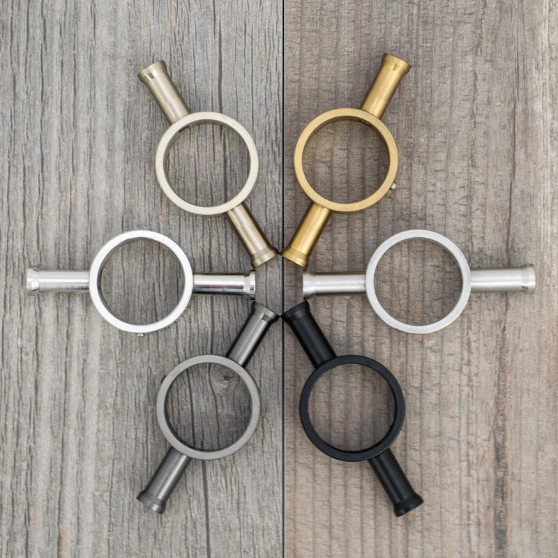 Ring Hook Accessory for Round Vertical Rails