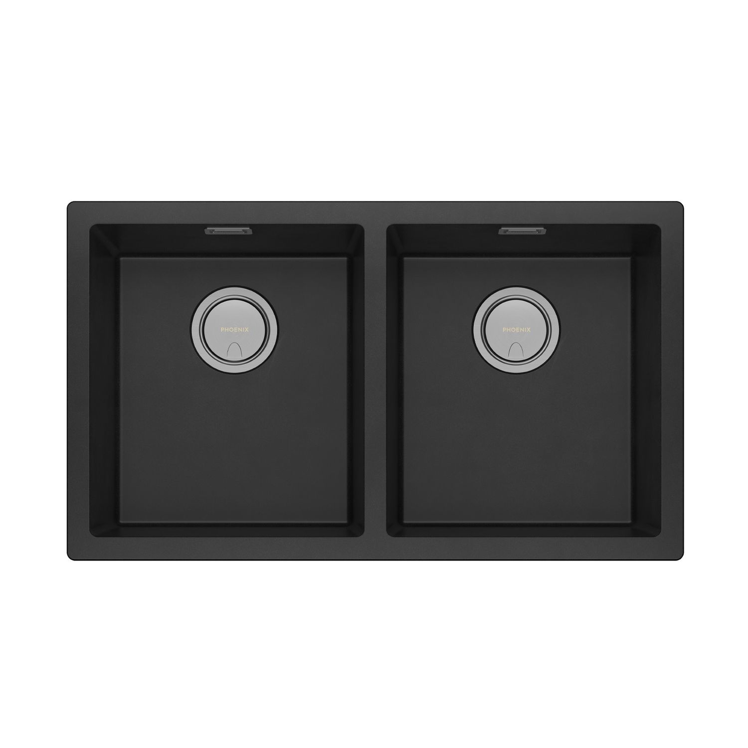 5000 Series Double Bowl Sink, Colour: Matte Black