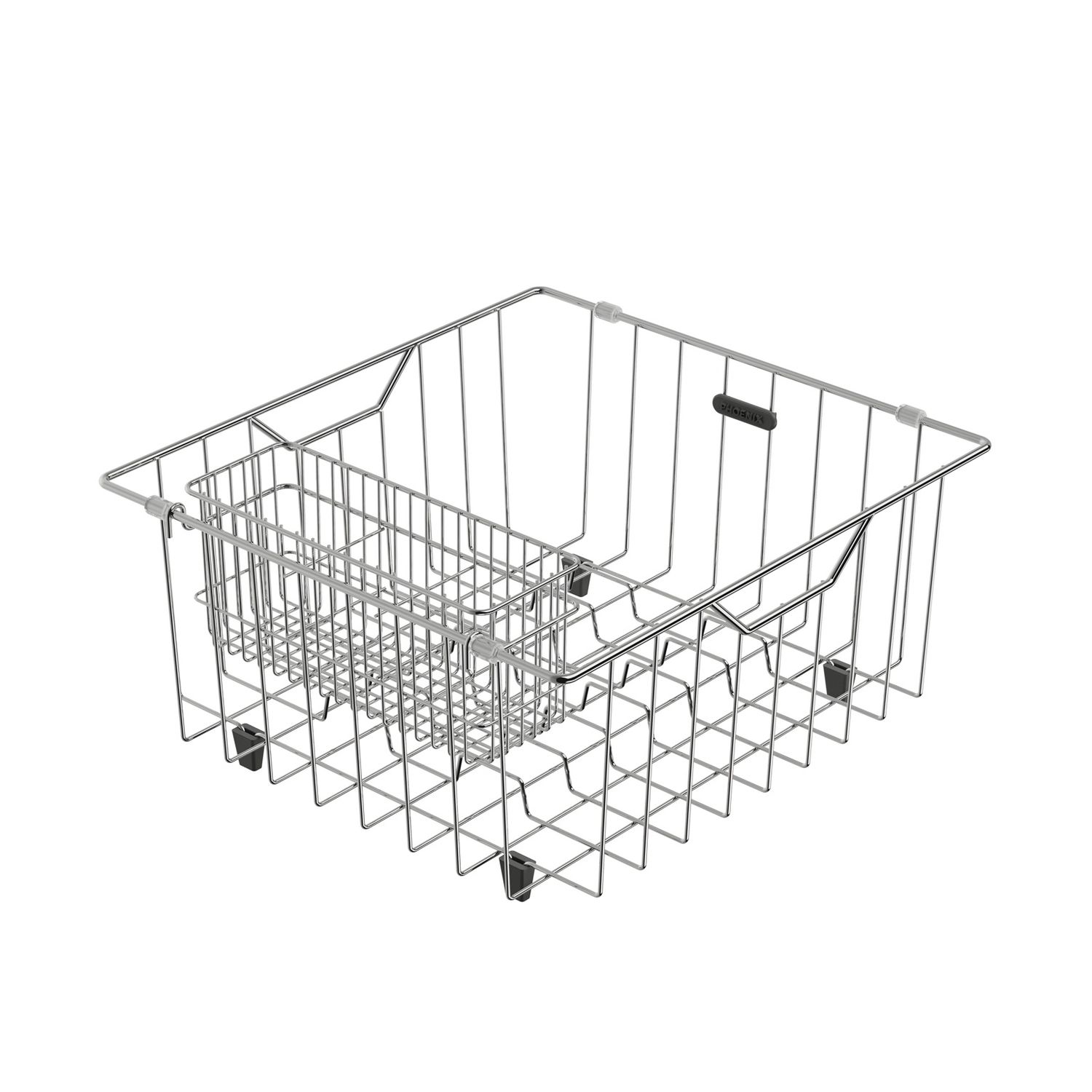 Wire Basket, Colour: Stainless Steel