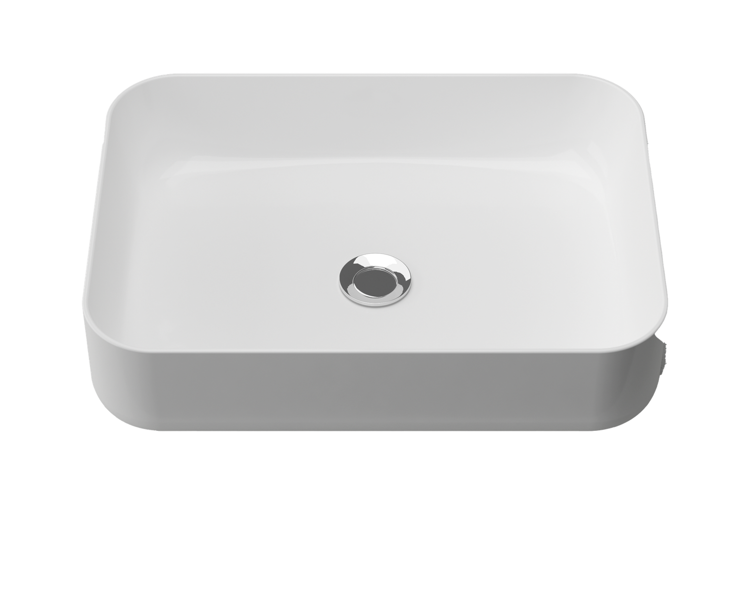 Enchant Above Counter Basin, Colour: White, Finish: Gloss, Option: Basin Only