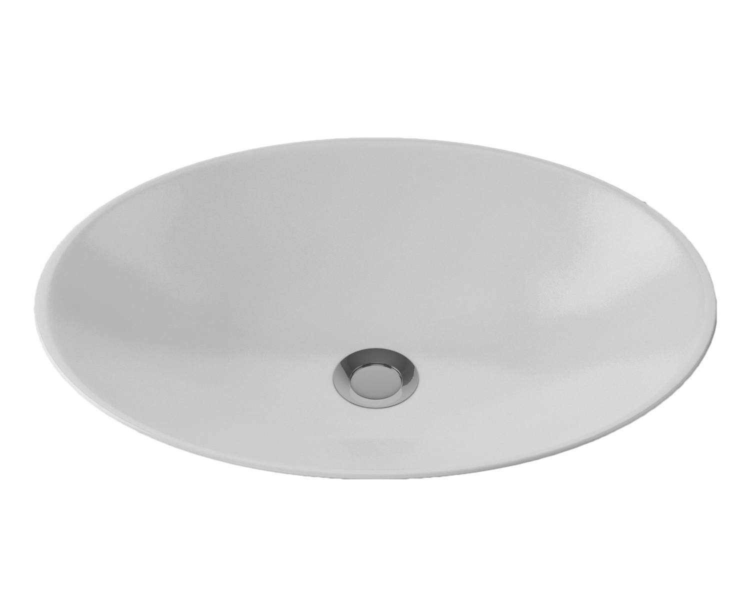 Feather Above Counter Basin, Colour: White, Finish: Gloss, Option: Basin Only