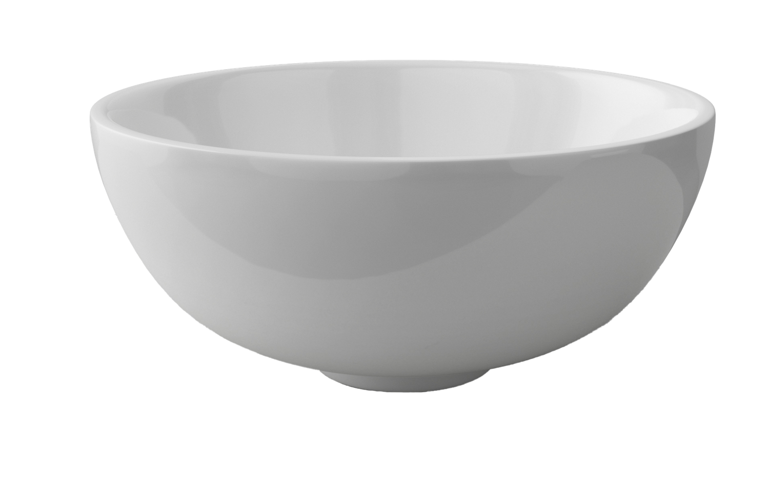 Rose Above Counter Basin, Colour: White, Finish: Gloss, Option: Basin Only