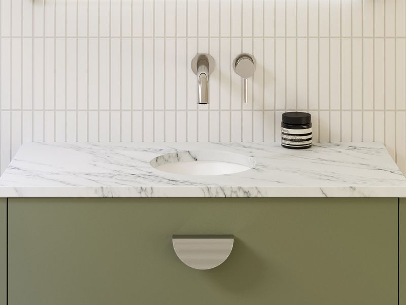 Mini Round Undermount Ceramic Basin