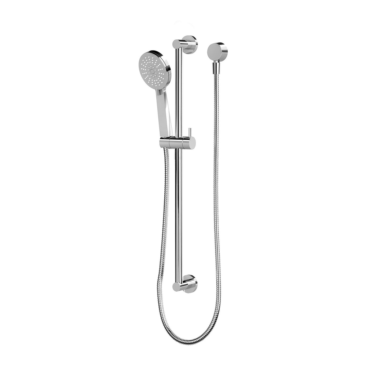 Vivid Slimline Rail Shower, Colour: Chrome
