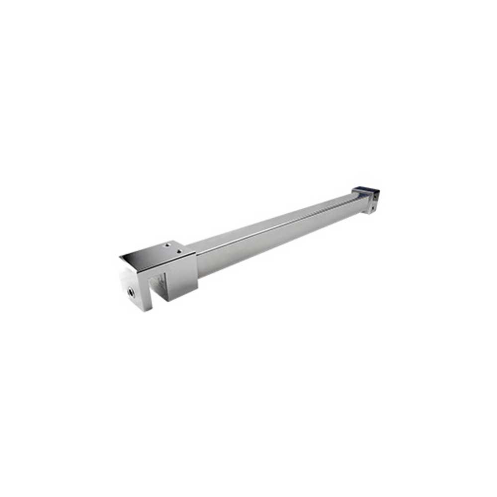 Purity showerscreens Square horizontal support Arm 1200mm, Colour: Chrome