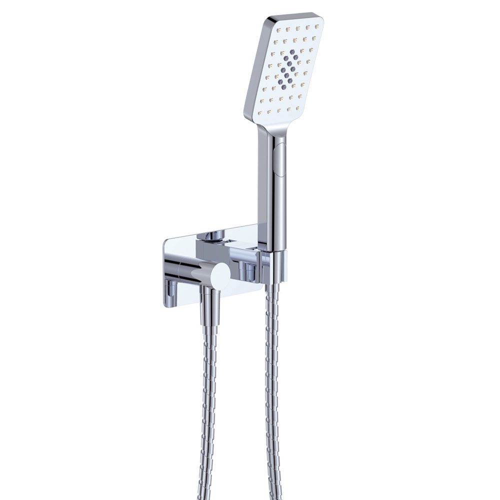 Tono Hand Shower, Colour: Chrome, Type: Rectangular Plate