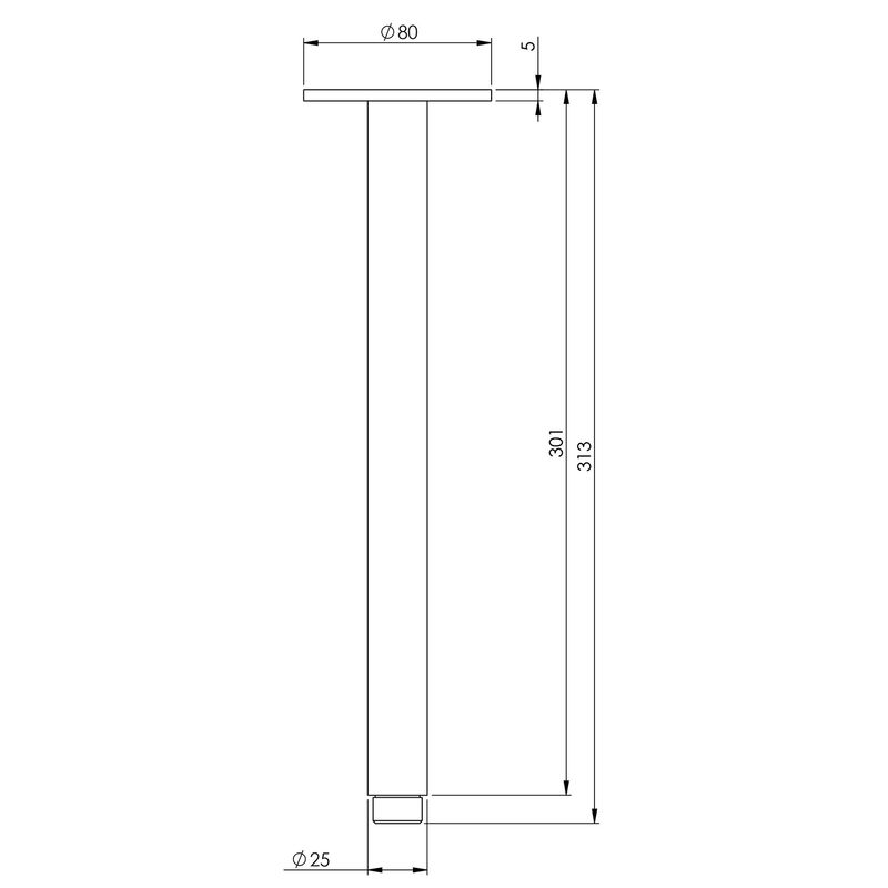 Vivid Ceiling Arm 300mm